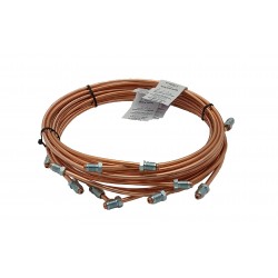 Copper brake lines set for Ford Fiesta MK5 with ABS system